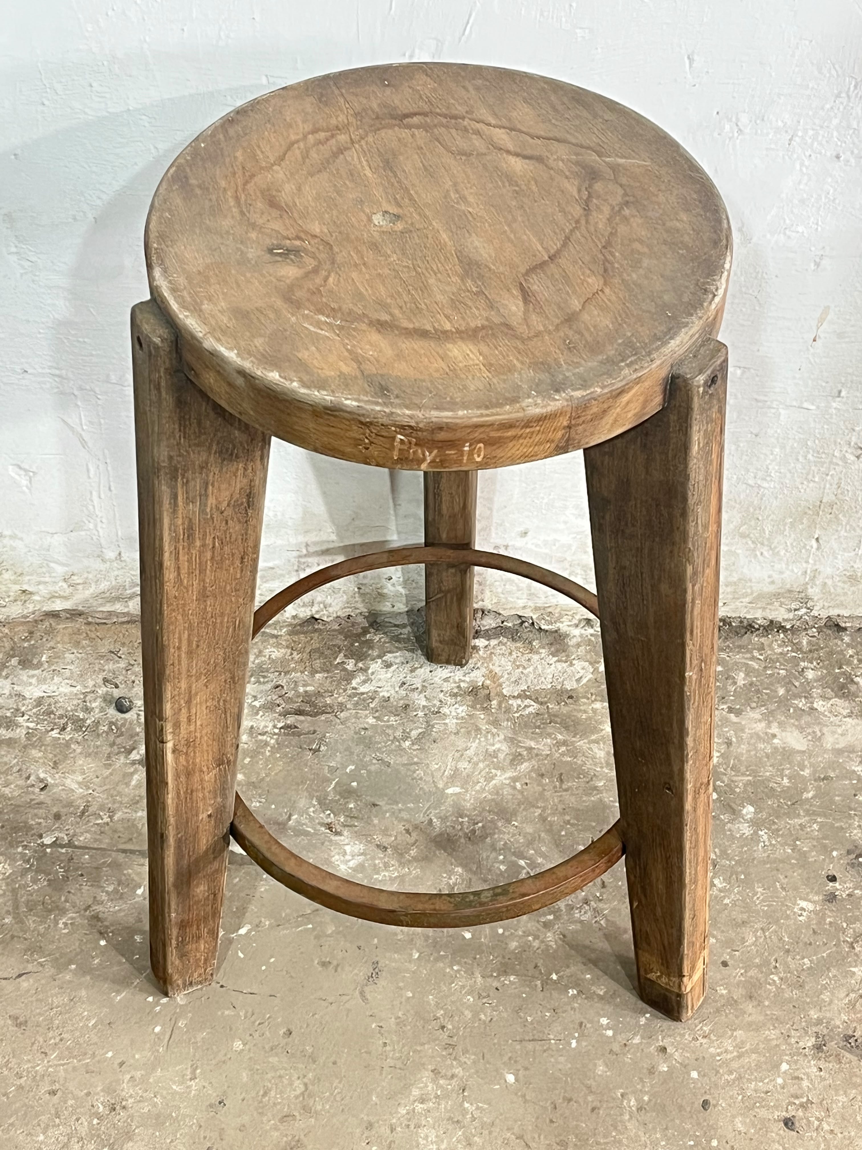 Set of high laboratory stools - Physics Department Panjab University