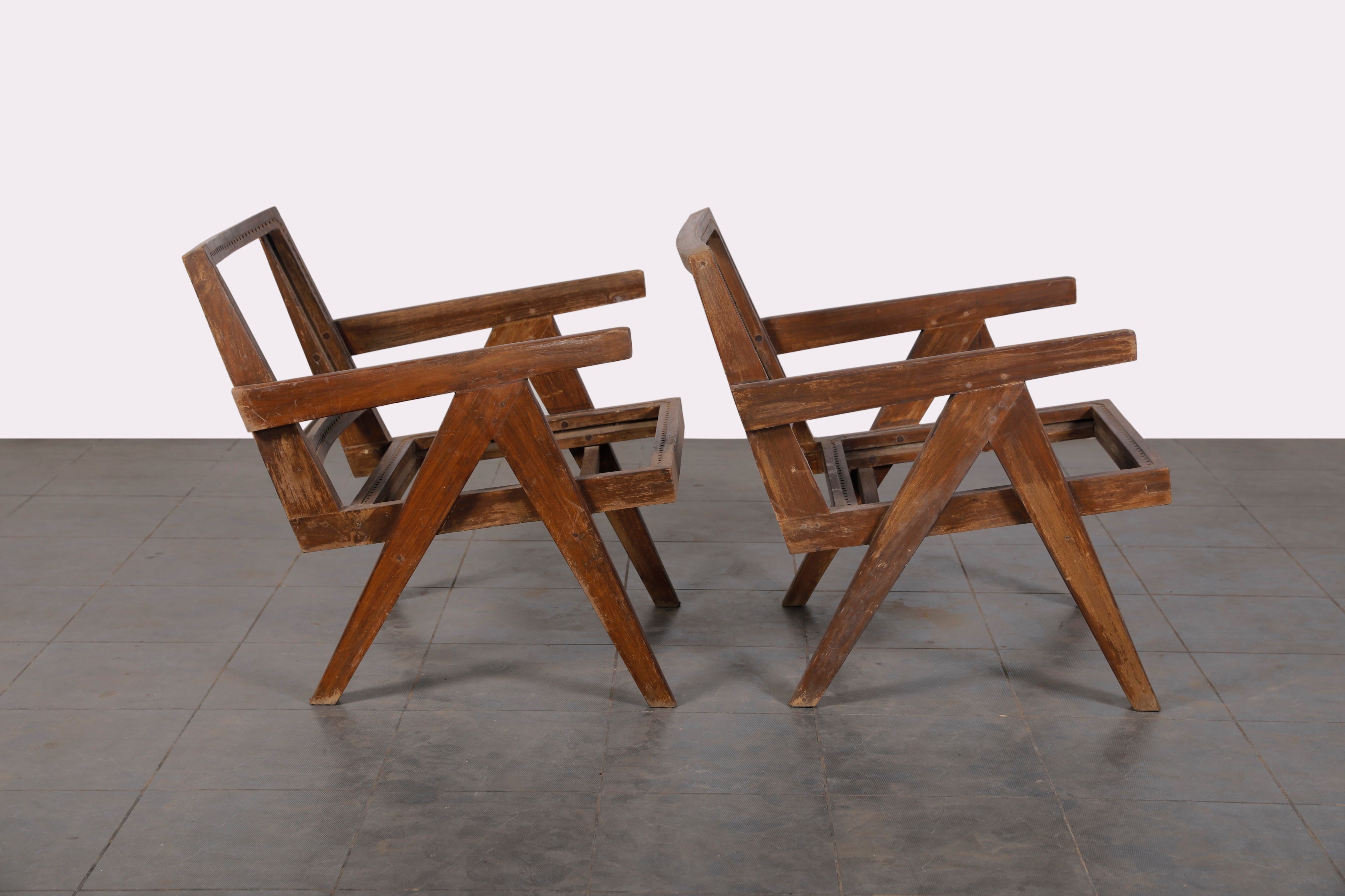 Pair of Easy Chairs (Second Set)