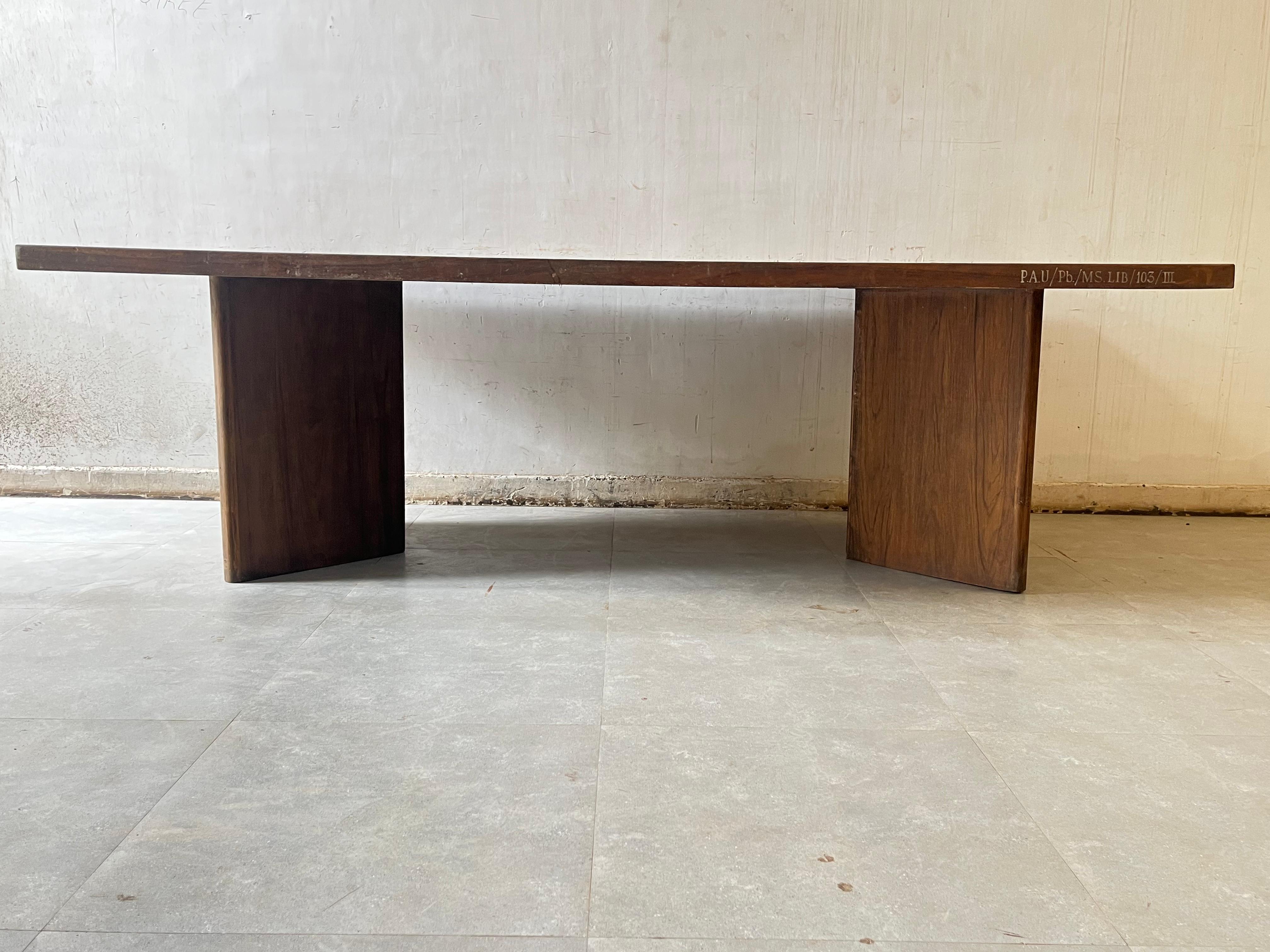Library table (Punjab Agricultural University - Main Section Library - 1963)
