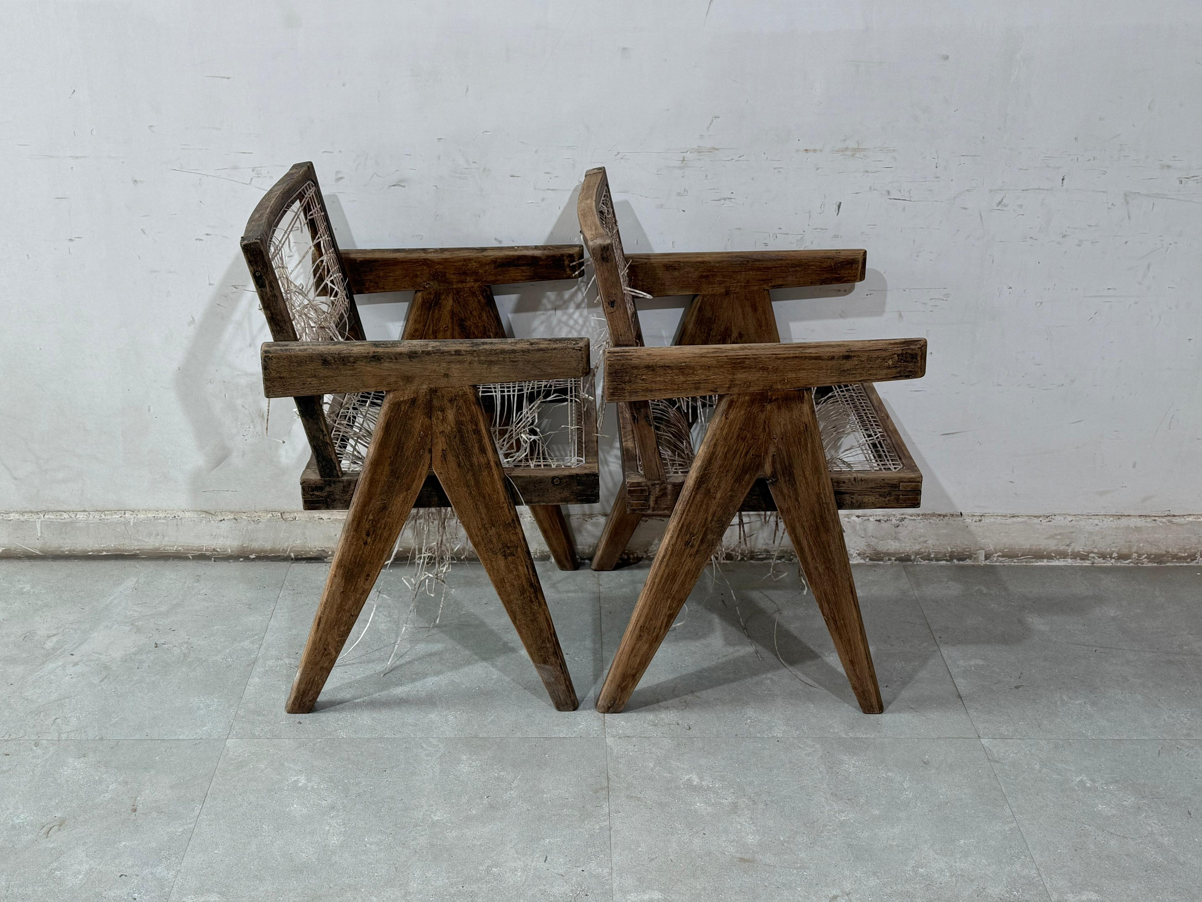 Pair of King Chairs - Central Secretariat Library Wing - Est 1954