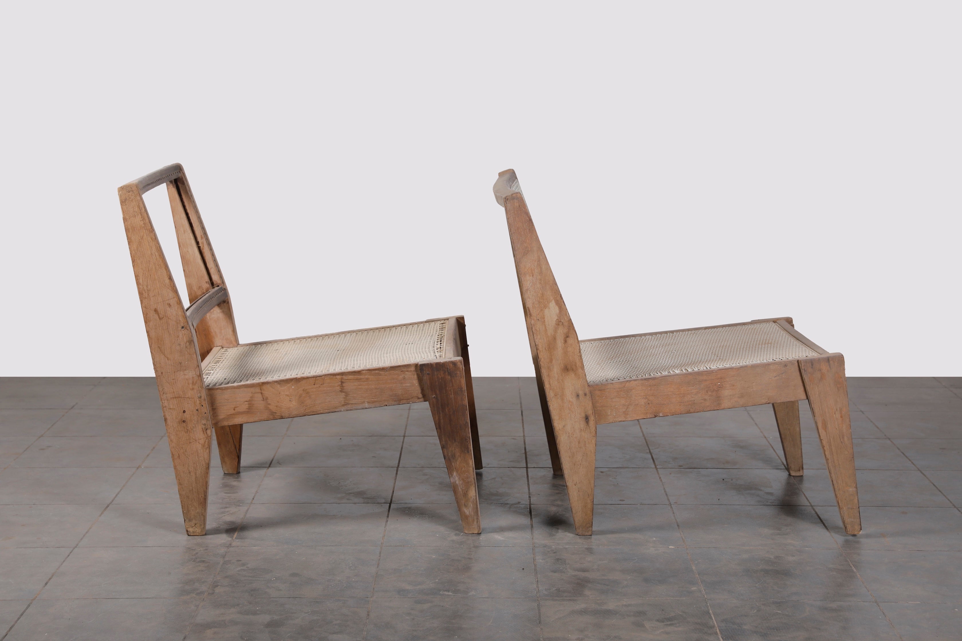 Pair of Low Chairs