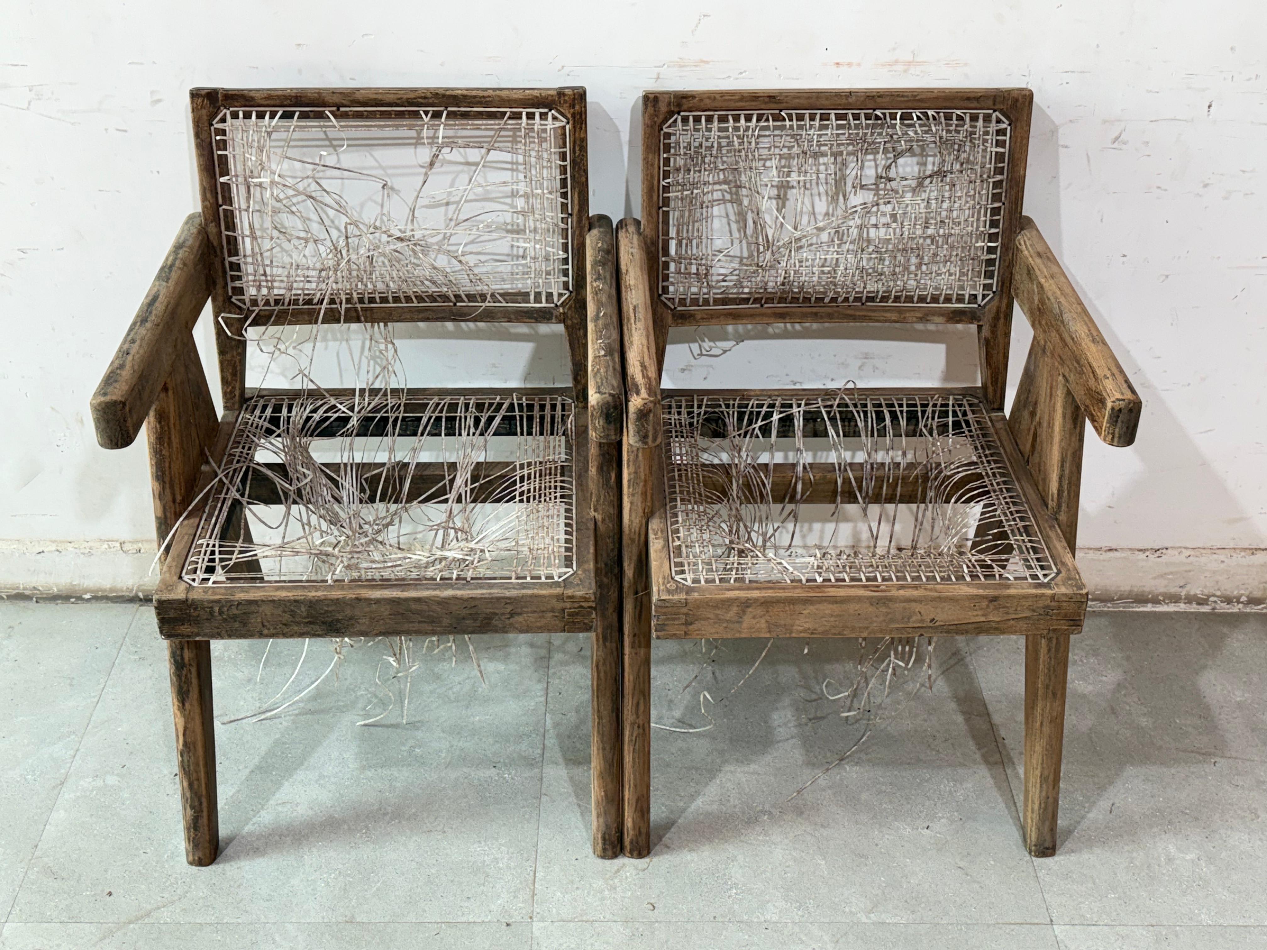 Pair of King Chairs - Central Secretariat Library Wing - Est 1954