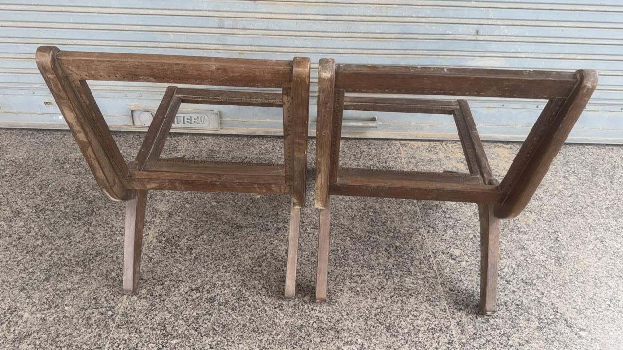 Pair of Pierre Jeanneret PJ-SI-60-A lounge chairs