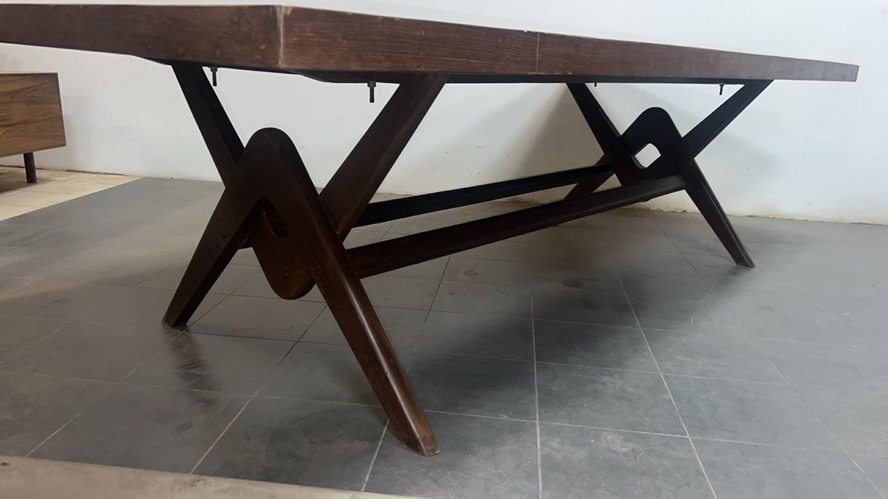 Pierre Jeanneret Committee Table, Chandigarh, 1960s