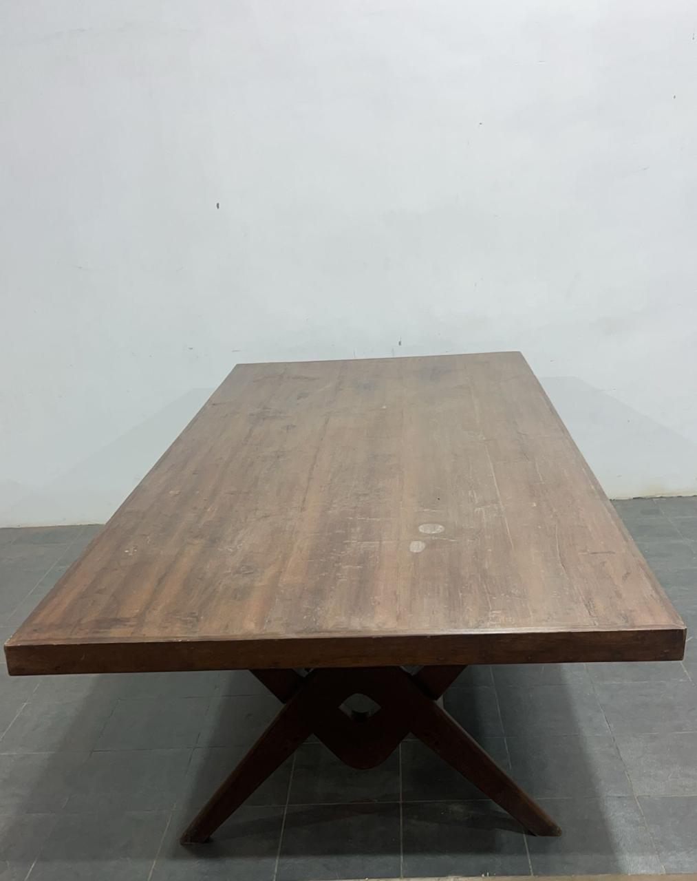 Pierre Jeanneret Committee Table, Chandigarh, 1960s