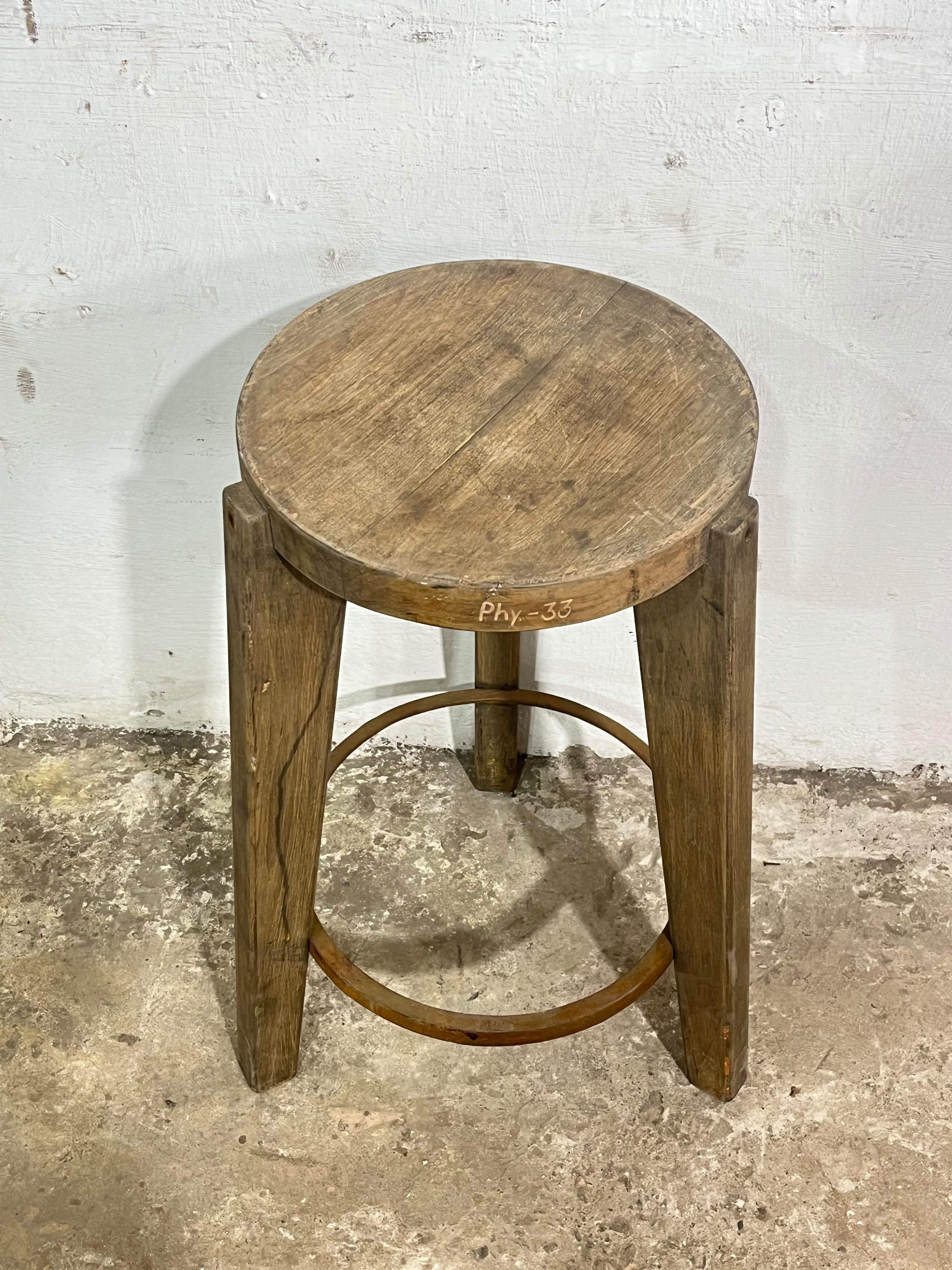 Set of high laboratory stools - Physics Department Panjab University