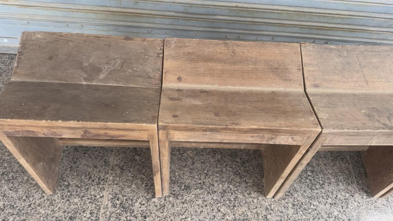 Teak Sewing Stools - Jeanneret