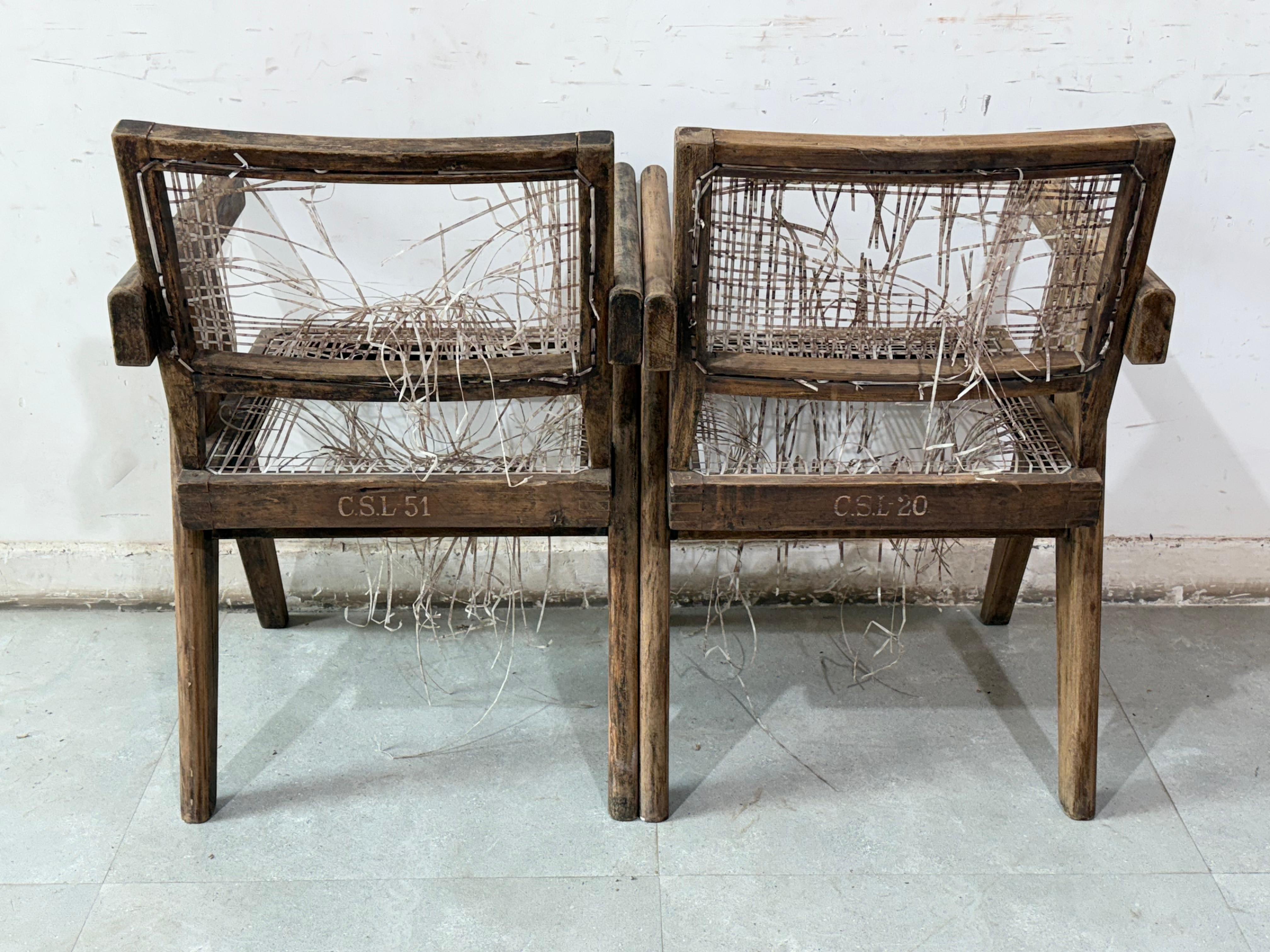 Pair of King Chairs - Central Secretariat Library Wing - Est 1954