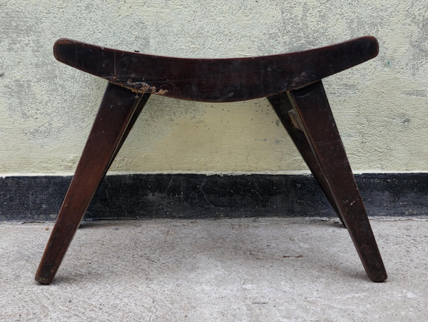 Low cane stool