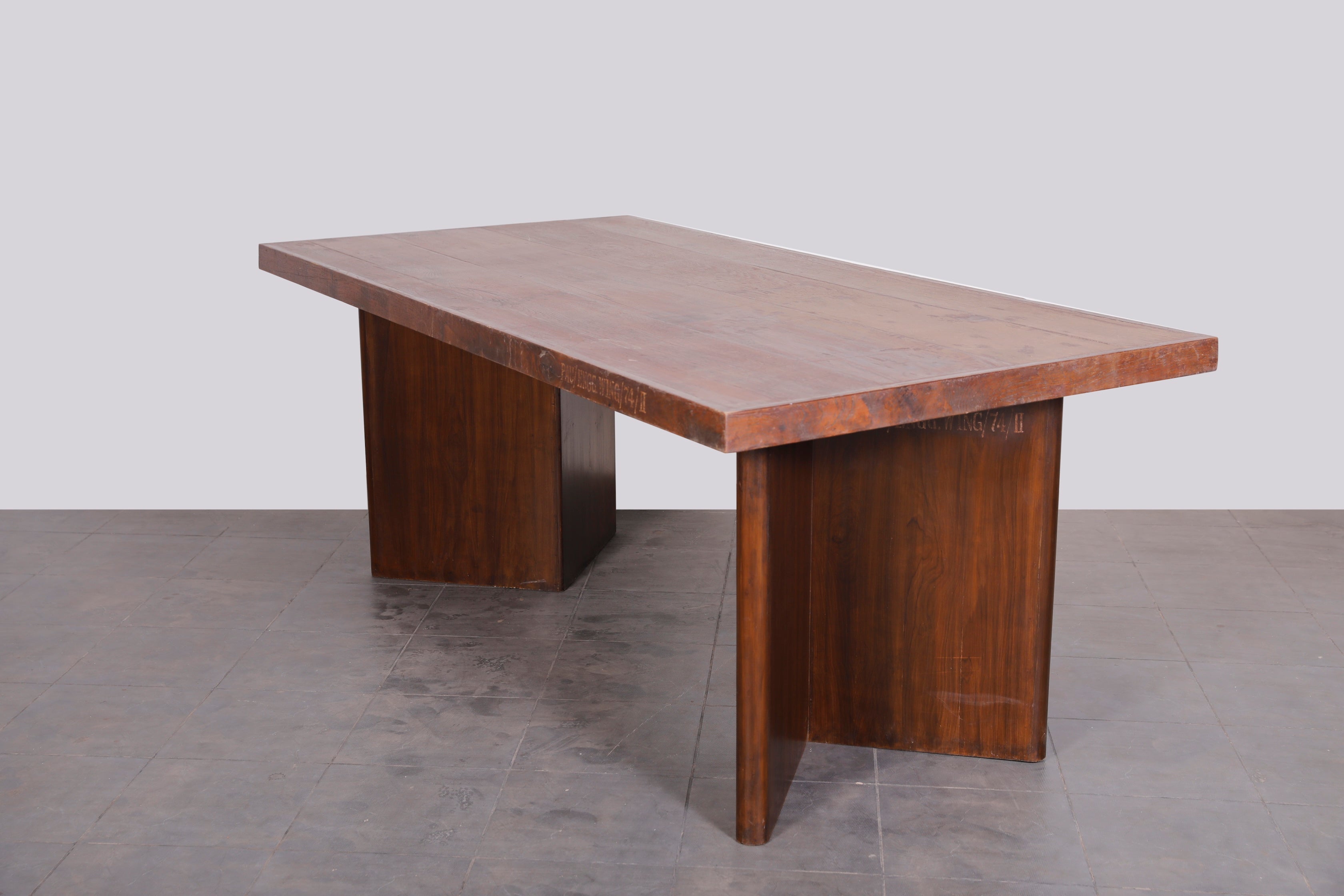 Library table 6/3 ft with plank top and legs