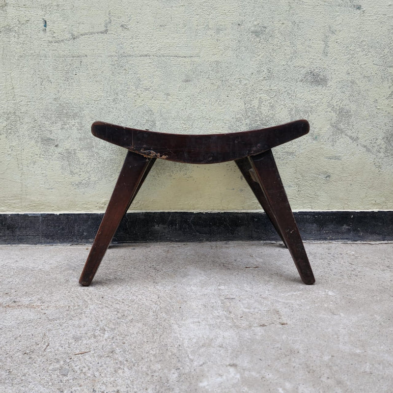 Low cane stool