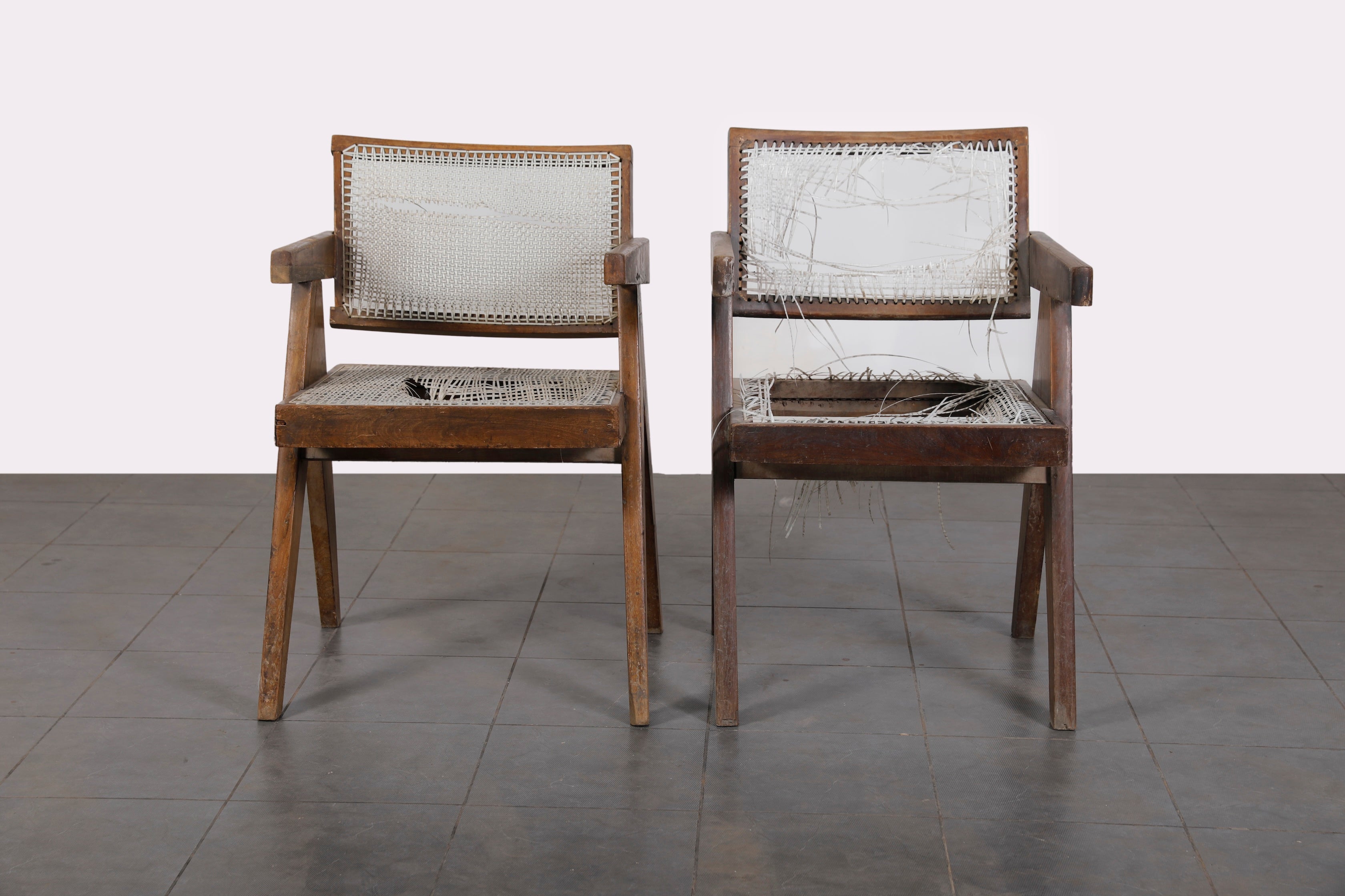 Pair of Floating Back Chairs