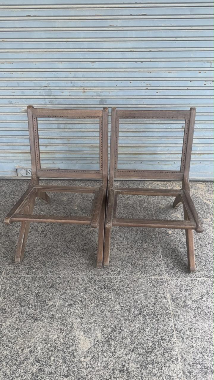 Pair of Pierre Jeanneret PJ-SI-60-A lounge chairs