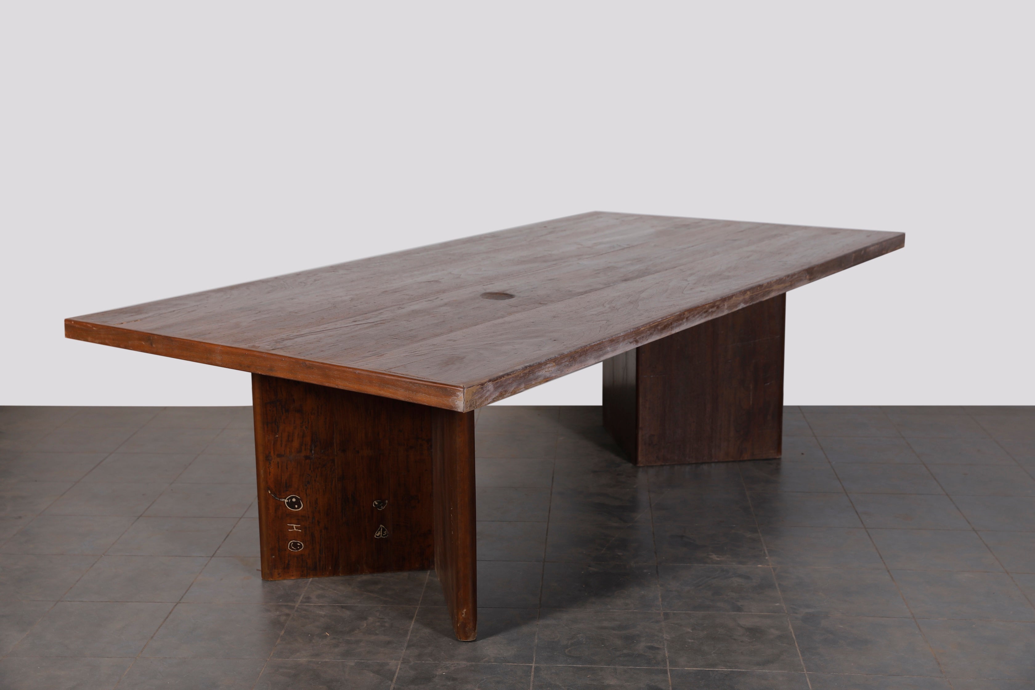 Library table 8/4 with wooden top and legs
