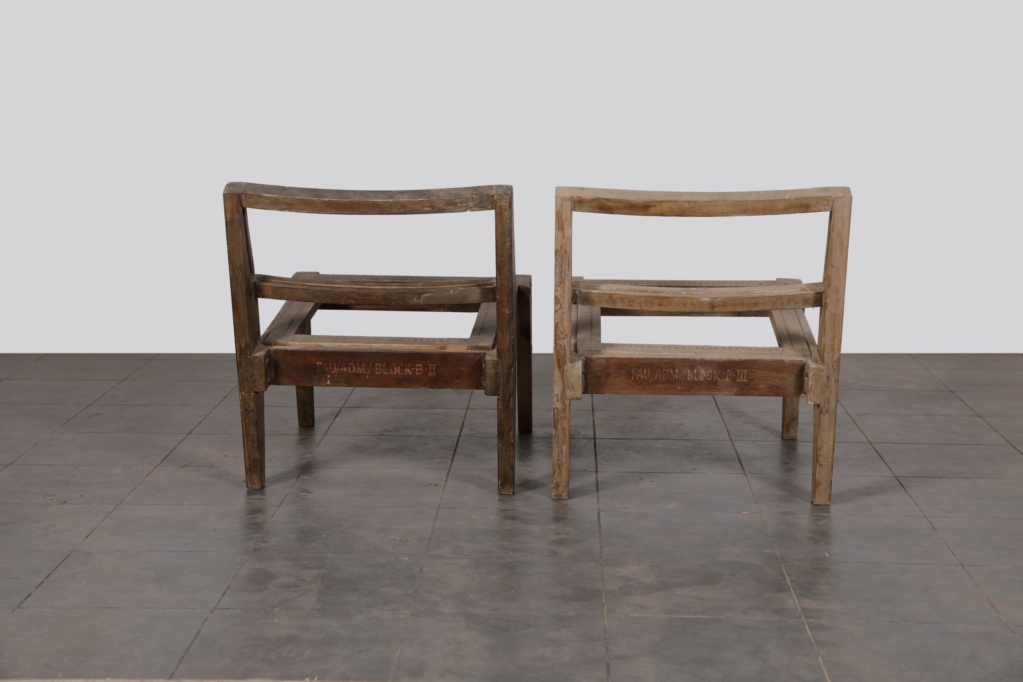 Pair of Low Chairs
