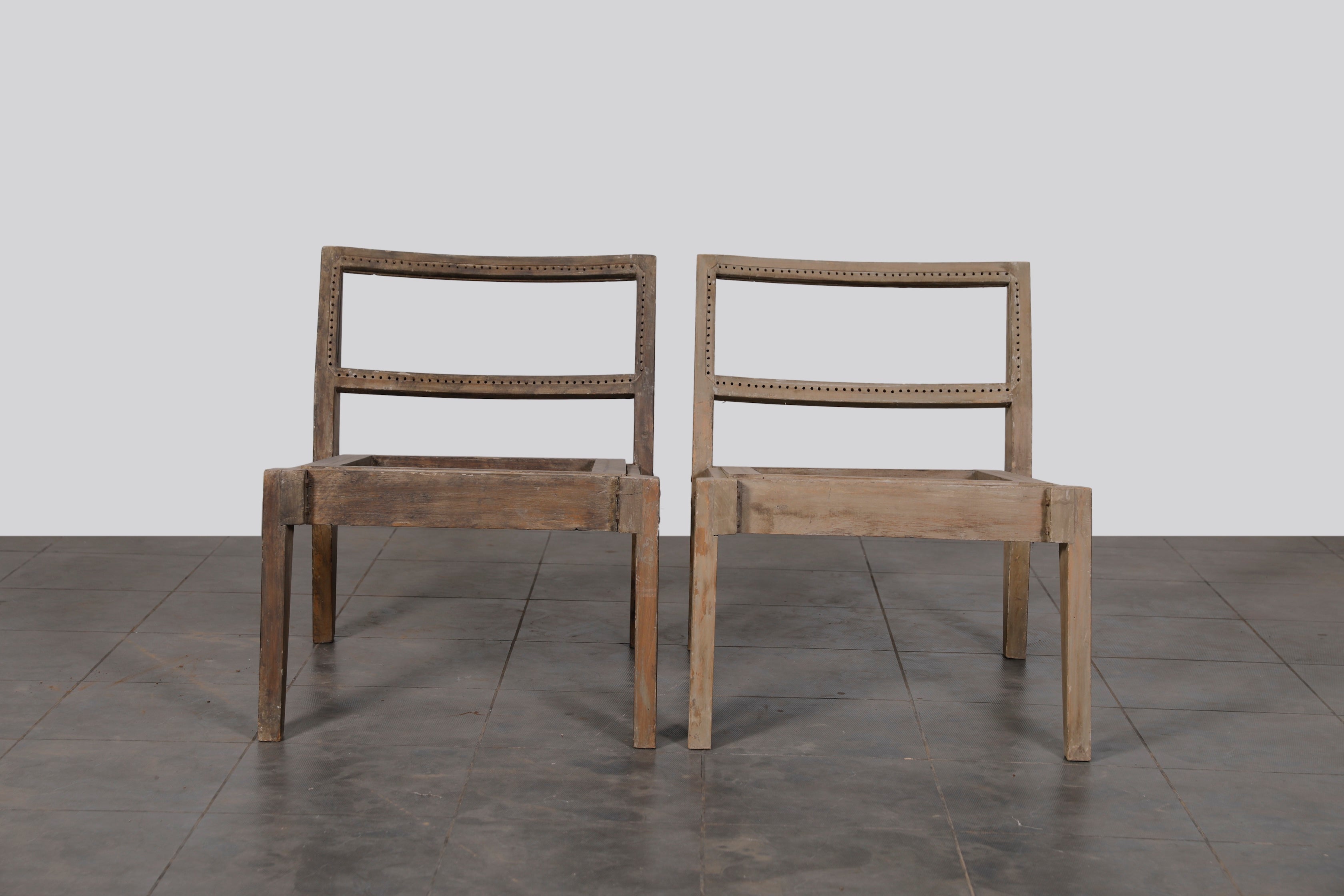 Pair of Low Chairs