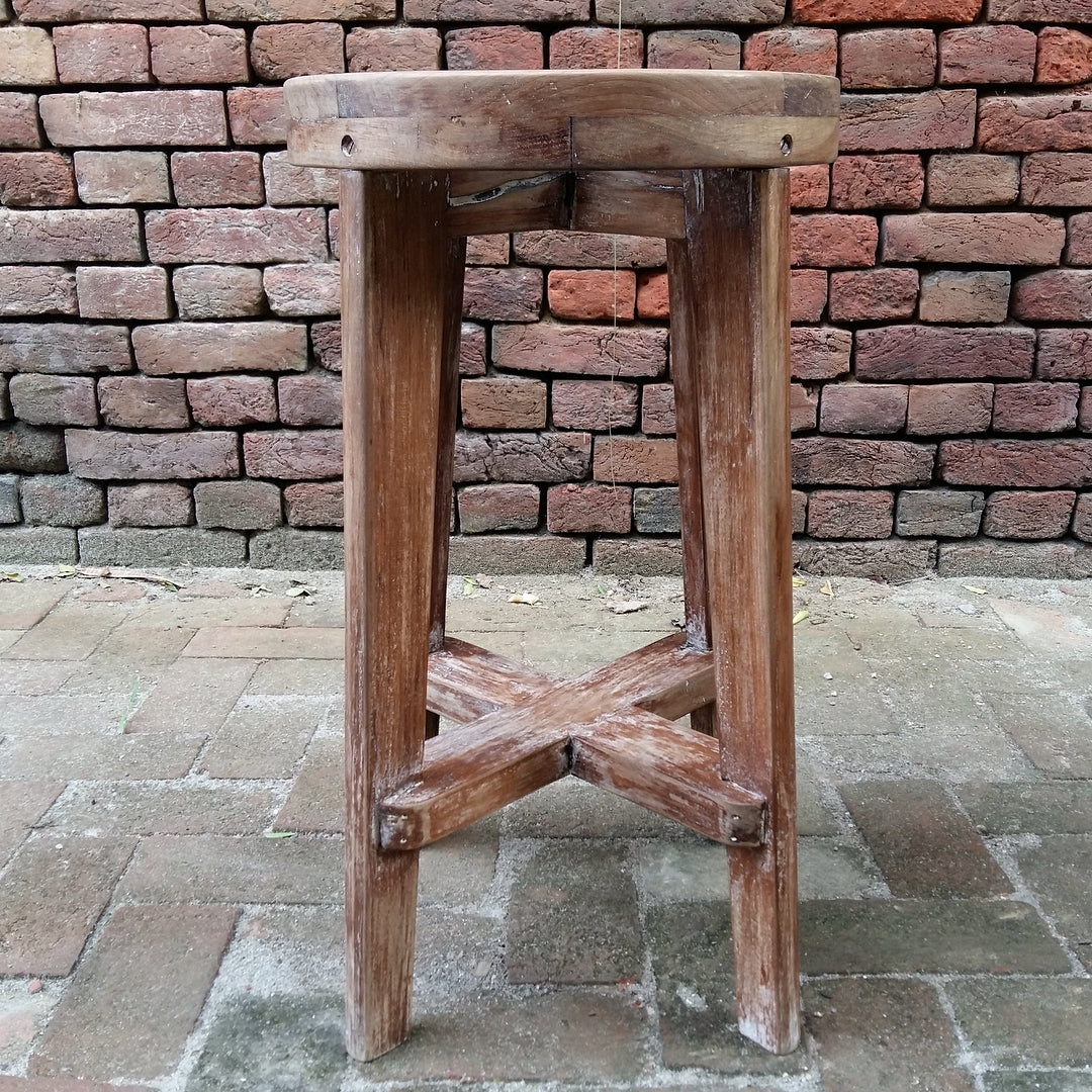 Cane Wooden Stool