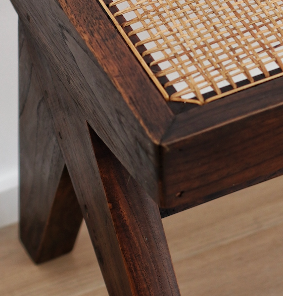 Cane Wooden Stool