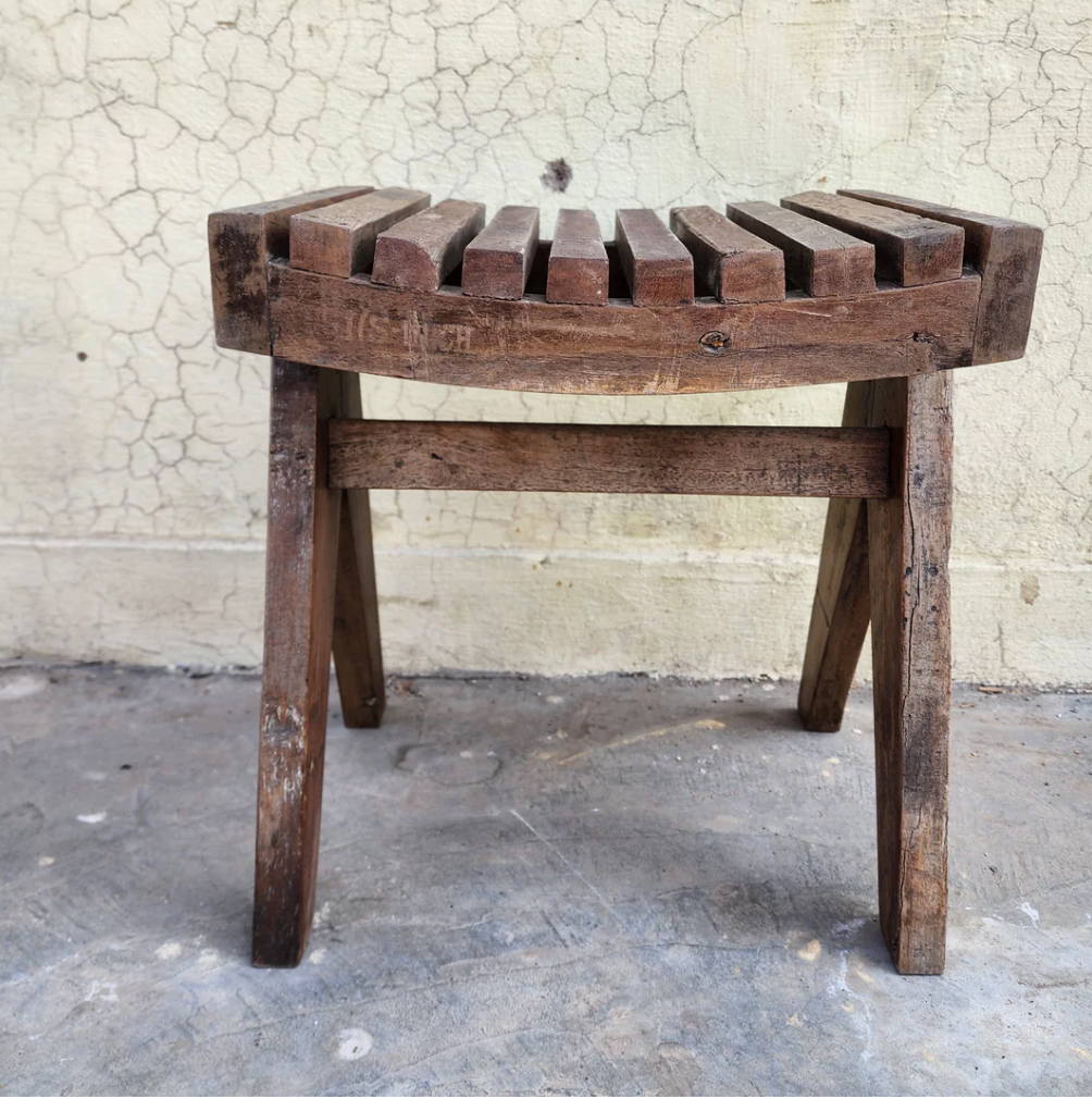 Teak stool Est. 1958