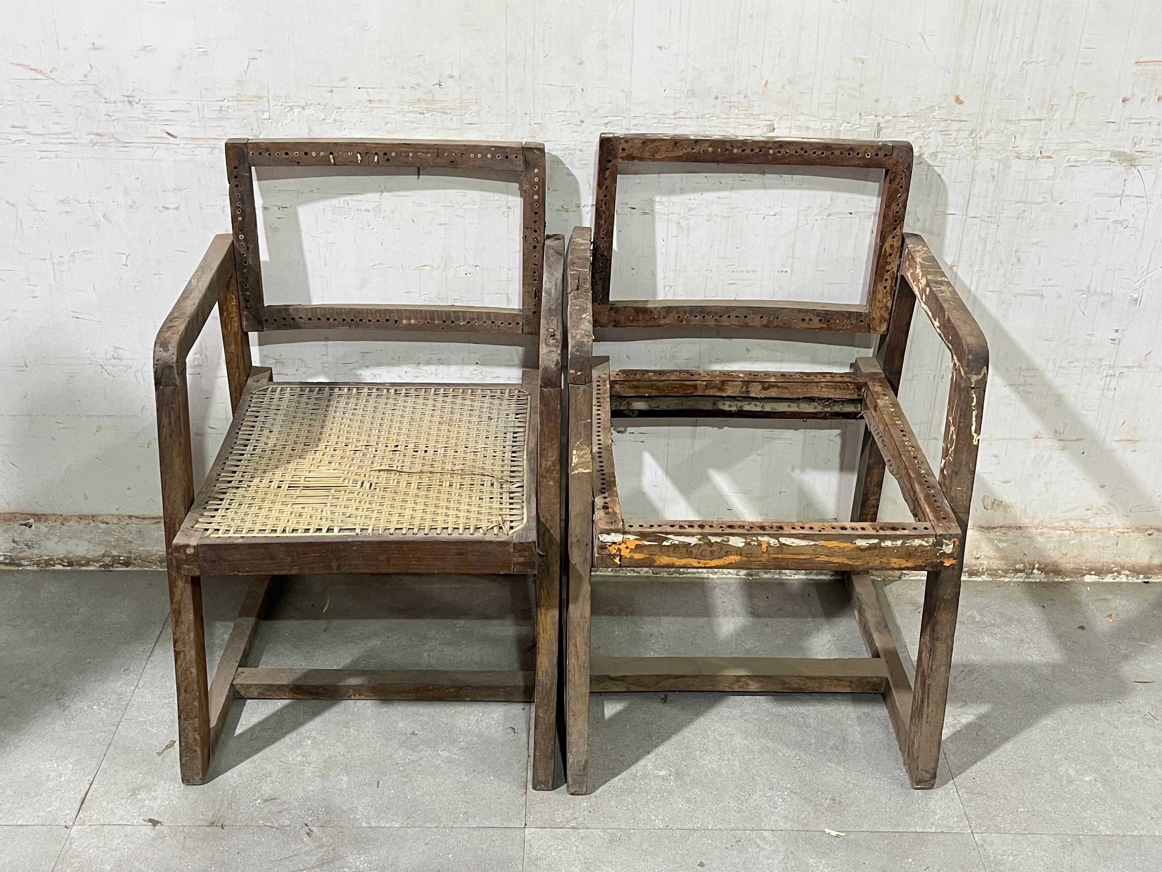 Pair of Box Chairs (Student Housing Sect. Chandigarh)