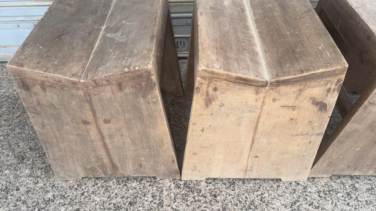 Teak Sewing Stools - Jeanneret