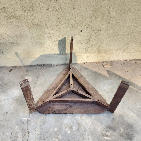 Triangular low coffee table